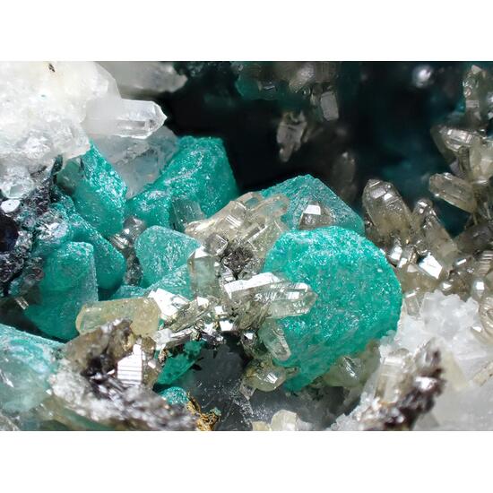 Mimetite Cerussite Linarite & Malachite