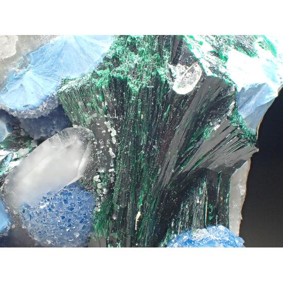 Shattuckite Malachite Quartz & Calcite