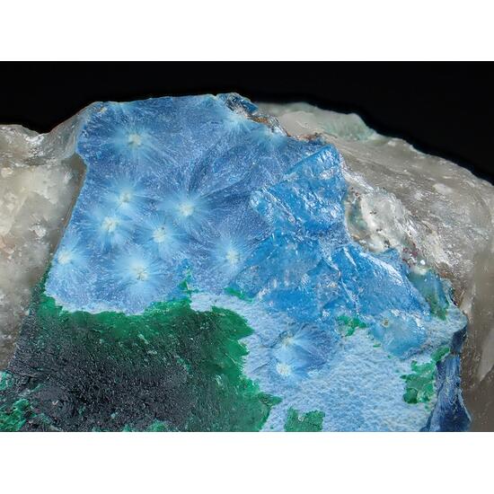 Shattuckite Malachite Quartz & Calcite