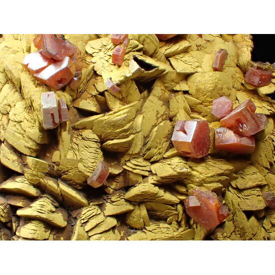 Vanadinite & Siderite