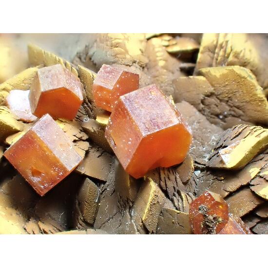 Vanadinite & Siderite