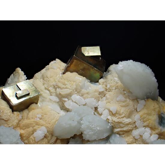 Pyrite Quartz Dolomite & Fluorite