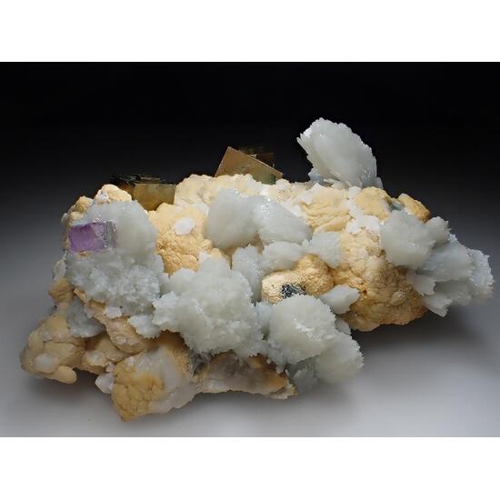 Pyrite Quartz Dolomite & Fluorite