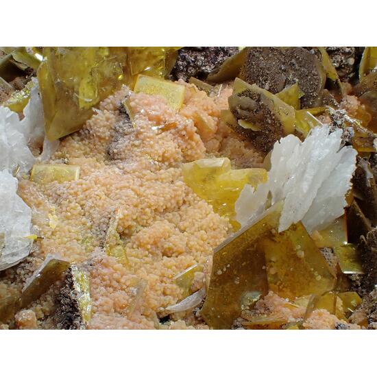 Wulfenite Mimetite & Baryte