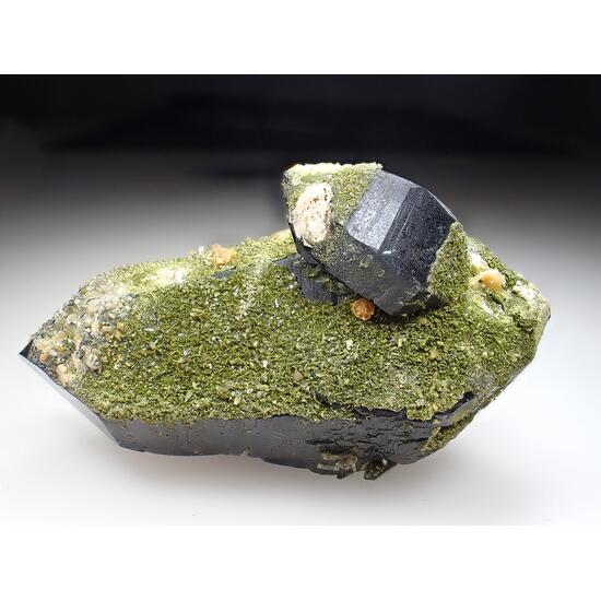 Smoky Quartz & Epidote