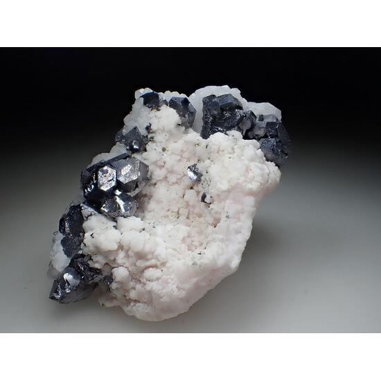 Rhodochrosite Galena & Calcite