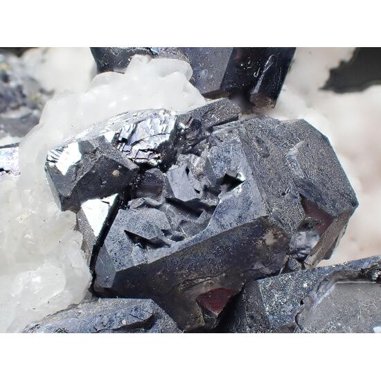 Rhodochrosite Galena & Calcite