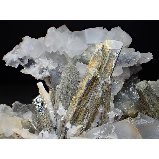 Fluorite Stibnite & Quartz