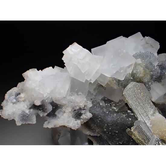 Fluorite Stibnite & Quartz
