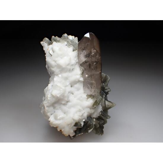 Smoky Quartz Muscovite & Albite