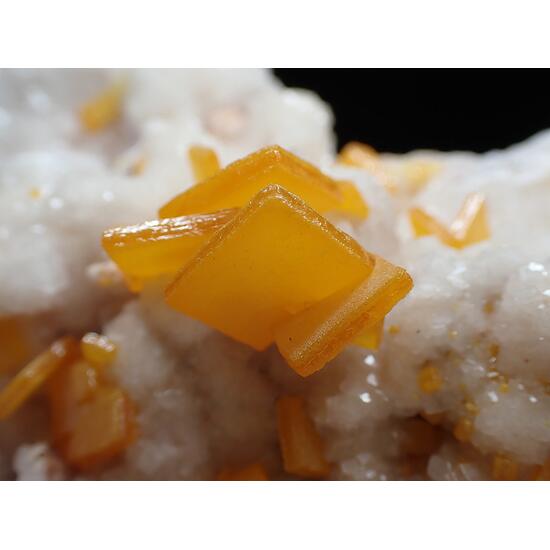 Wulfenite & Calcite