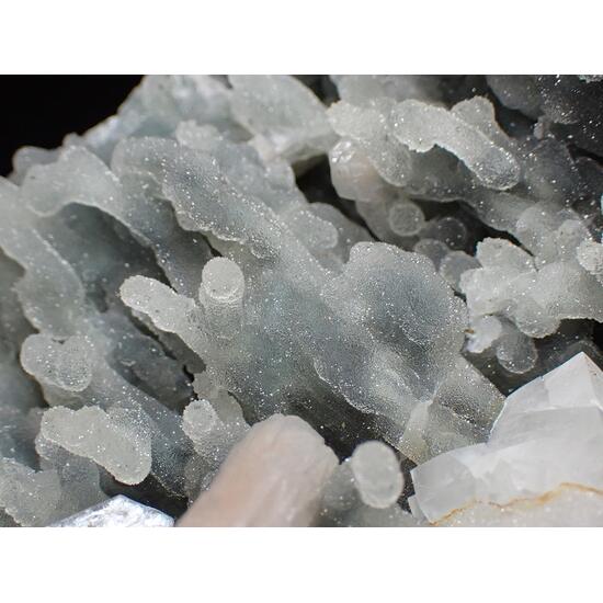 Stilbite On Chalcedony