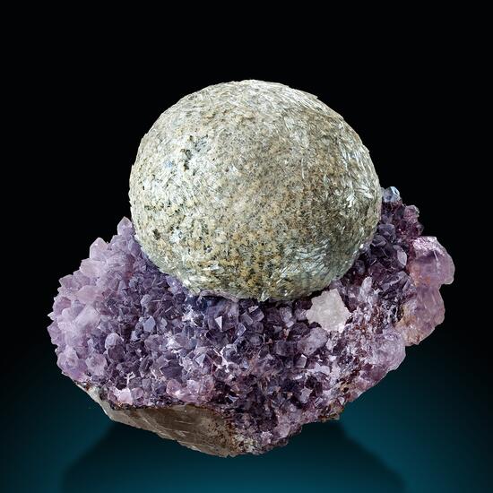 Calcite & Amethyst