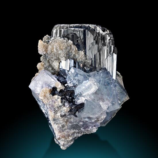 Wolframite & Fluorite