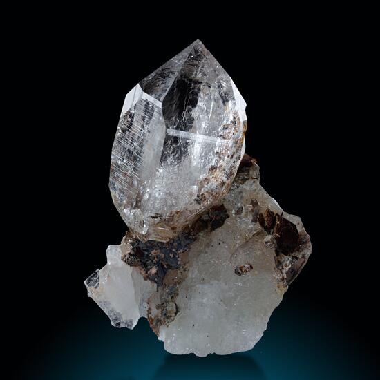 Rock Crystal & Siderite