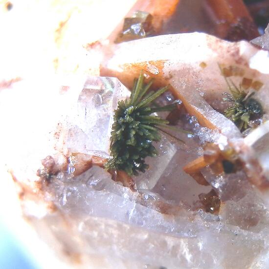 Olivenite & Bariopharmacosiderite