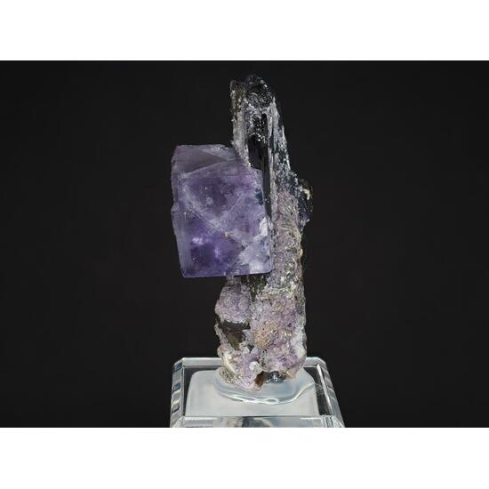 Fluorite On Ferberite