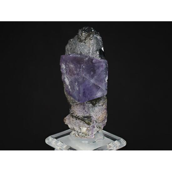 Fluorite On Ferberite