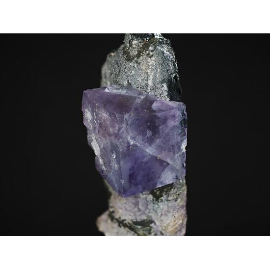 Fluorite On Ferberite