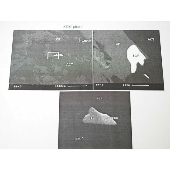 Sopcheite With Kotulskite & Merenskyite & Michenerite