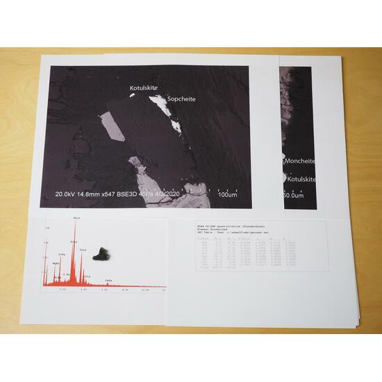 Sopcheite With Kotulskite & Moncheite