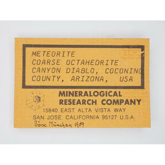 Iron Nickel Meteorite