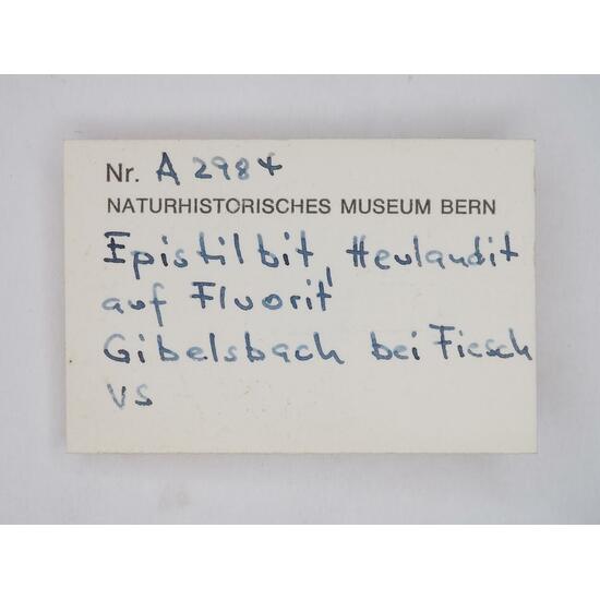 Fluorite With Heulandite-Ca & Epistilbite