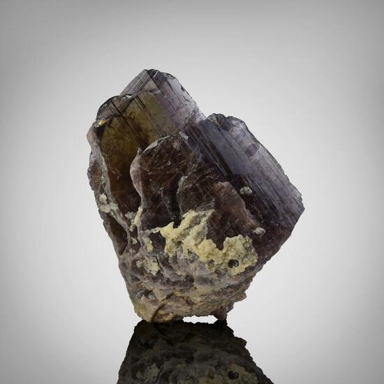 Axinite With Quartz