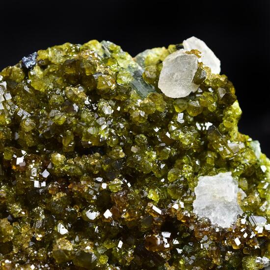 Vesuvianite With Grossular & Diopside