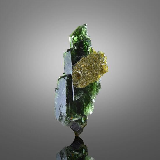 Diopside With Vesuvianite & Grossular