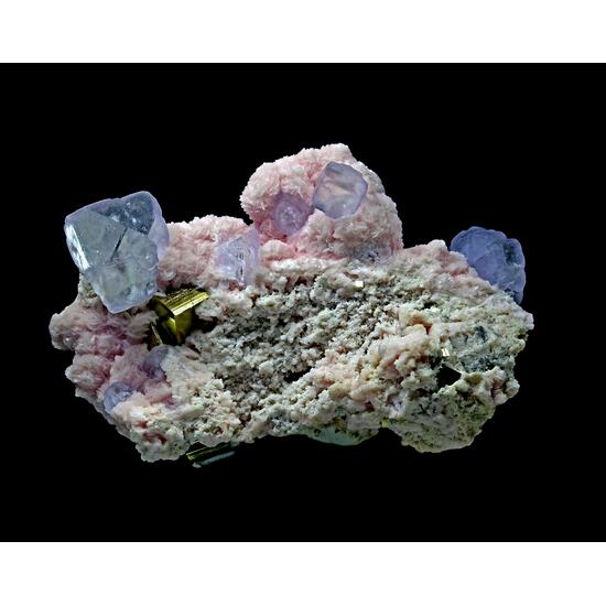 Rhodochrosite & Fluorite