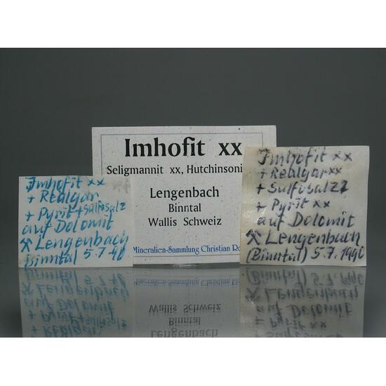 Imhofite Seligmannite & Hutchinsonite