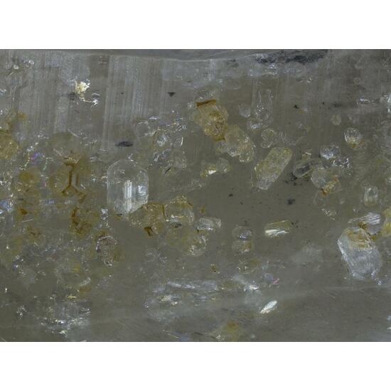 Phenakite On Rock Crystal