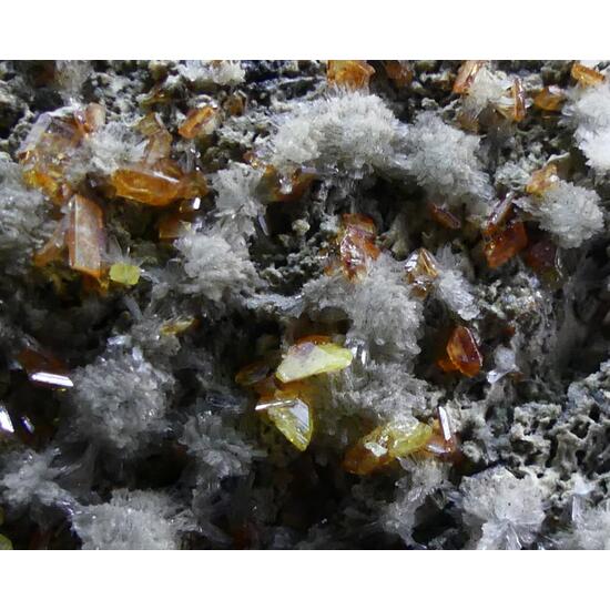 Wulfenite & Hemimorphite