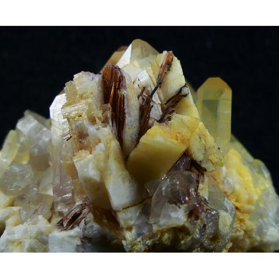 Brookite & Quartz