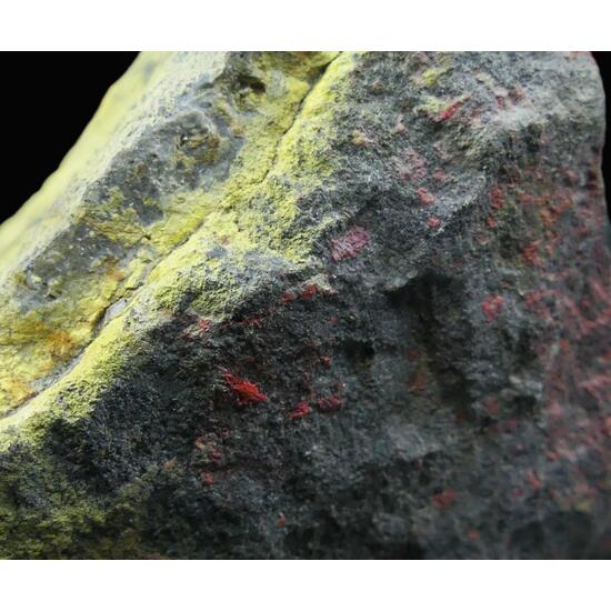 Schuetteite & Cinnabar