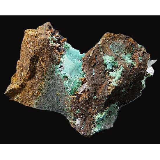 Rosasite & Calcite