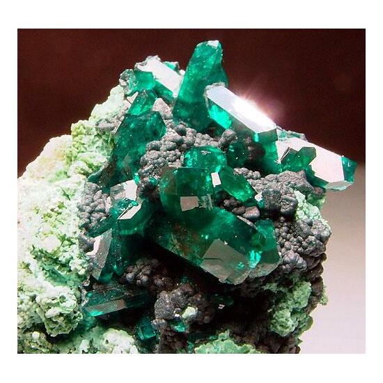 Dioptase Rosasite & Plancheite