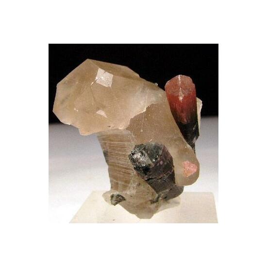 Tourmaline Var Liddicoatite & Quartz