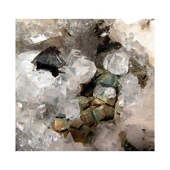 Calcite Sphalerite & Arsenopyrite