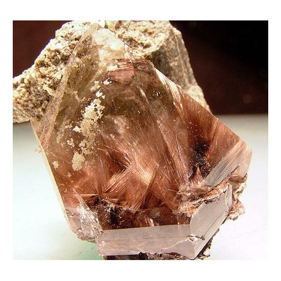 Quartz With Rutile & Brookite