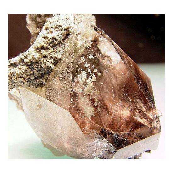 Quartz With Rutile & Brookite