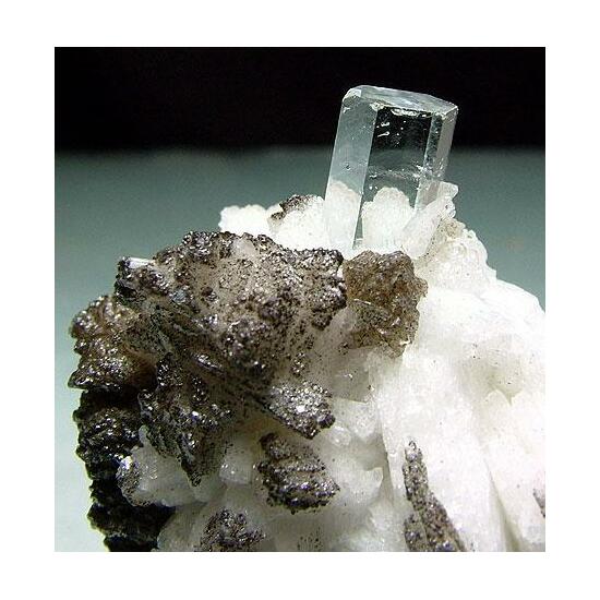 Aquamarine Muscovite & Albite