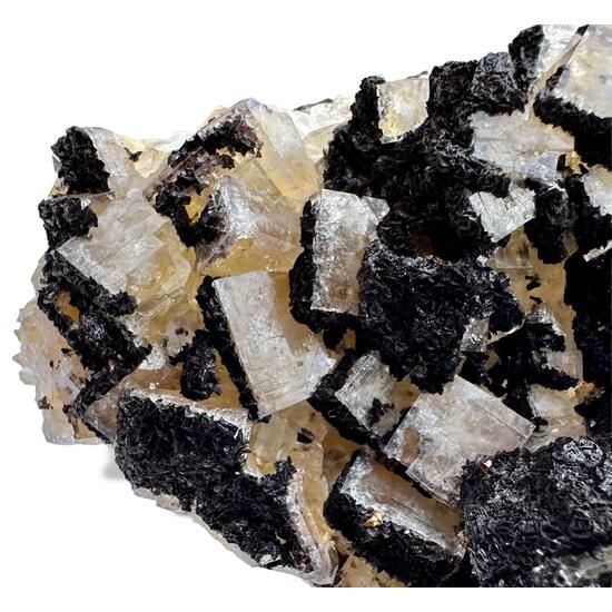 Fluorite With Siderite Sphalerite & Quartz