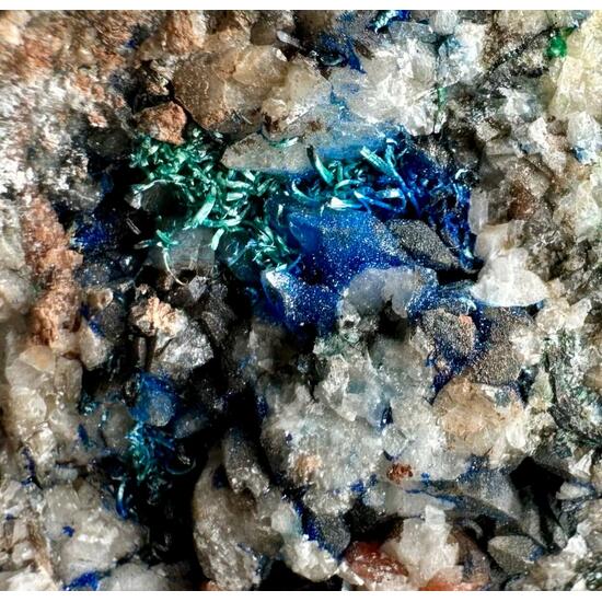 Azurite Malachite & Calcite