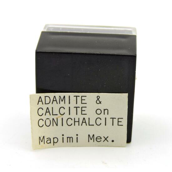 Adamite & Calcite On Conichalcite