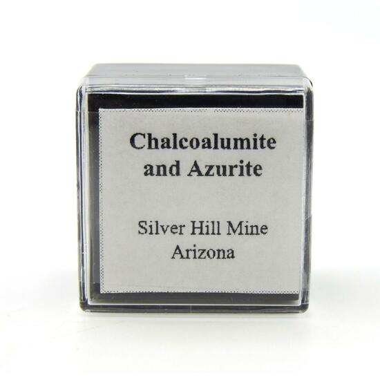 Azurite On Chalcoalumite
