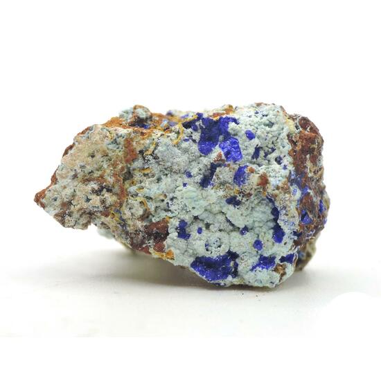 Azurite On Chalcoalumite