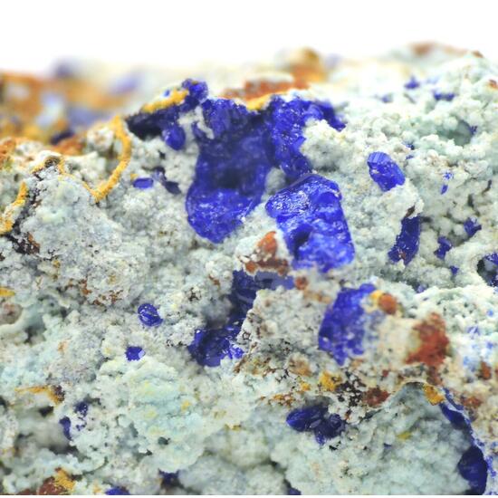 Azurite On Chalcoalumite