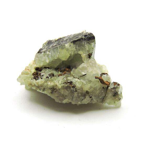 Copper On Prehnite